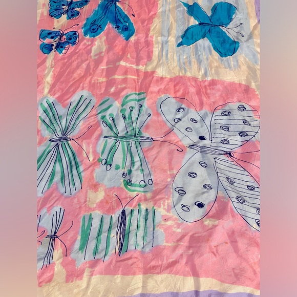 1960’s Vintage Vera Neumann Silk Scarf - Picture 2 of 8